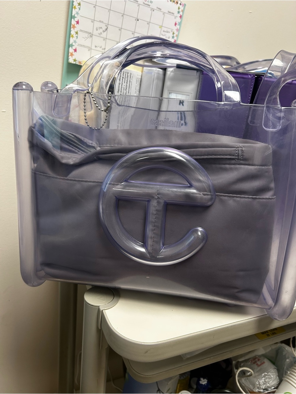 Telfar Clear medium tote